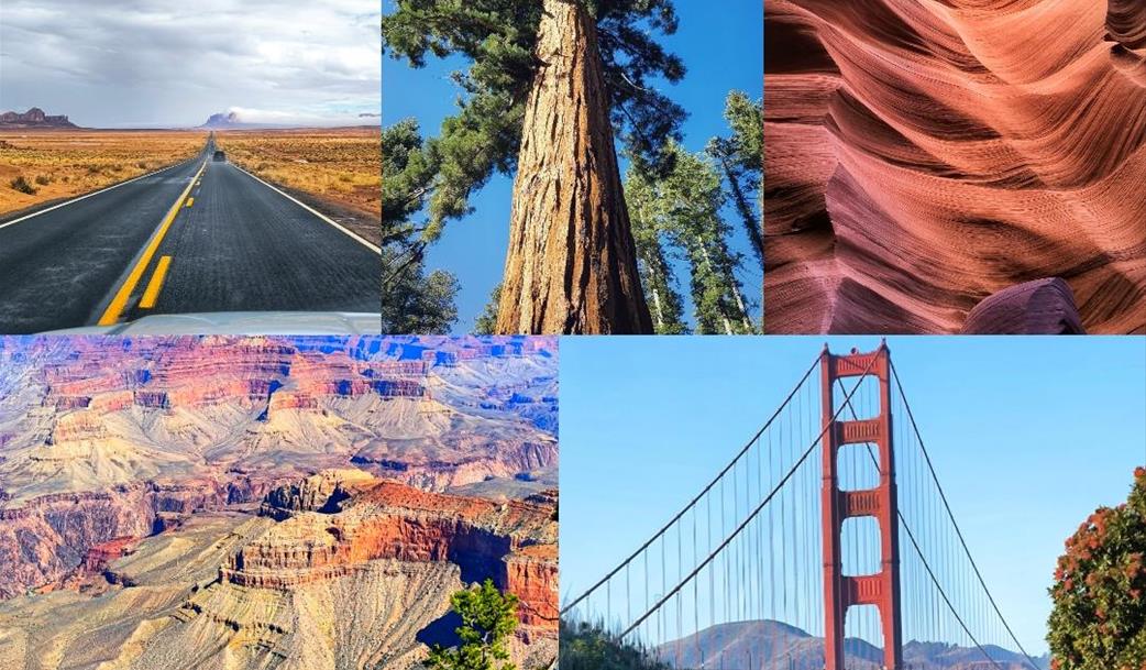 Zlatý okruh západem USA