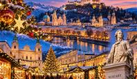 Adventní Salzburg, město Mozarta a vánoční magie